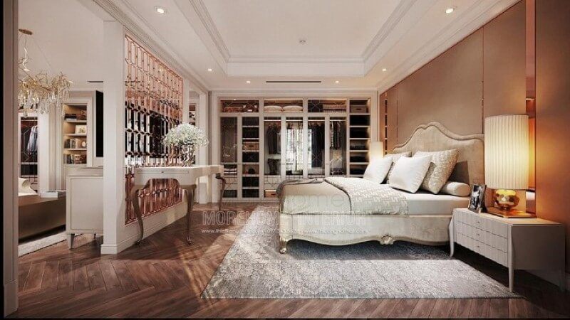 Chúng tôi sẽ thiết kế nội thất phòng ngủ master theo phong cách hiện đại, đẹp mắt, sang trọng cho các căn biệt thự, nhà phố, chung cư cao cấp.